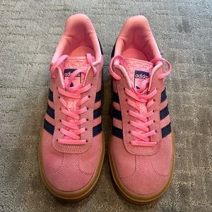 Adidas gazelle platform sneakers